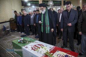 تشییع پیکر شهید اعتشاشات تروریستی در قم
