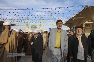 تشییع پیکر آیت الله سیدهادی حسینی سیستانی برادر حضرت آیت‌الله سید علی سیستانی