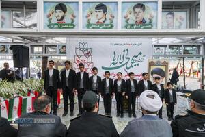 مراسم میهمانی لاله‌ها در گلزار شهدای علی بن جعفر (ع) قم