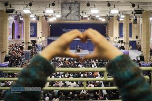 دیدار مردم آذربایجان شرقی با رهبر معظم انقلاب