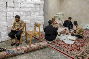 ضیافت افطار در صحن ملکوتی حرم کریمه اهلبیت (س)