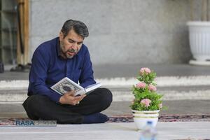 ضیافت افطار در صحن ملکوتی حرم کریمه اهلبیت (س)