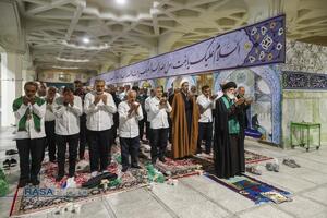 ضیافت افطار در صحن ملکوتی حرم کریمه اهلبیت (س)