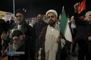 تجمع مردم انقلابی و ولایتمدار قم در حمایت از نظام مقدس اسلامی و محکومیت تجاوز دشمن آمریکایی و صهیونیستی به کشور