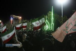 خروش انتقامی مردم قم در شب عزاداری شهادت امام خامنه‌ای (قدس‌سره)