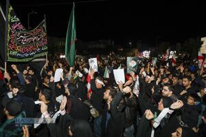 خروش انتقامی مردم قم در شب عزاداری شهادت امام خامنه‌ای (قدس‌سره) -۲