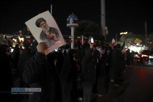 تجمع عزاداران و خون‌خواهان رهبر شهید انقلاب در قم