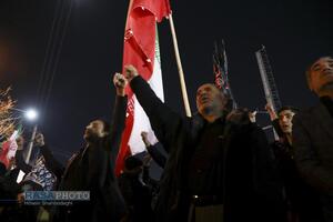 تجمع عزاداران و خون‌خواهان رهبر شهید انقلاب در قم