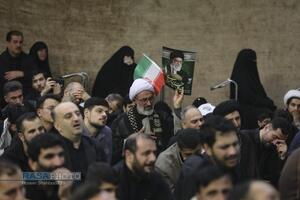 مراسم وداع با پیکر ۸ شهید حملات آمریکایی صهیونیستی اخیر به شهر مقدس قم