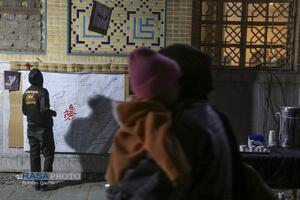 برپایی ایستگاه‌های صلواتی در پی شهادت رهبر انقلاب