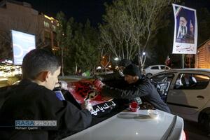 برپایی ایستگاه‌های صلواتی در پی شهادت رهبر انقلاب