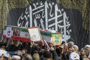مراسم تشییع پیکر شهید حجت الاسلام محسن مهدوی کلاته