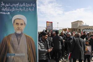 مراسم تشییع پیکر شهید حجت الاسلام محسن مهدوی کلاته