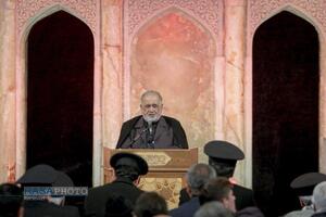 اجتماع عزاداران رهبر شهید انقلاب در حرم مطهر رضوی