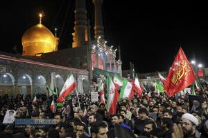وداع با با پیکر شهید مجید دلیریان در حرم کریمه اهلبیت (س)
