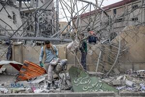 جنایات آمریکایی صهیونیستی در حمله به اماکن مسکونی تهران