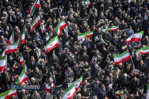 تشییع شهید دکتر علی لاریجانی، سردار سلیمانی و شهدای ناو دنا در تهران