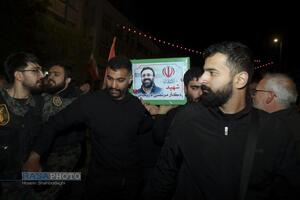 مراسم استقبال و وداع مردم قم با شهید دکتر علی لاریجانی