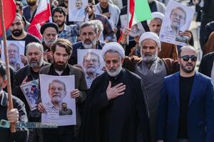 تشییع شهید دکتر علی لاریجانی در قم
