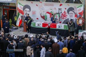 تشییع شهید دکتر علی لاریجانی در قم