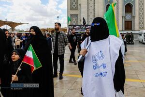 تشییع پیکر ۱۷ شهید تجاوز آمریکایی صهیونی به پردیسان