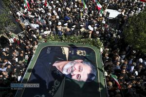 تشییع سپهبد شهید سید عبدالرحیم موسوی در قم