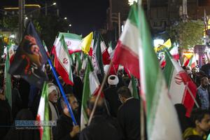تمجع مردم قم در خونخواهی رهبر شهید انقلاب و حمایت از نیروهای مسلح