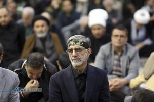 عزاداری ظهر اربعین رهبر شهید انقلاب در حرم بانوی کرامت