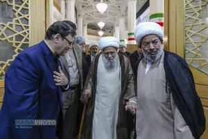 مراسم بزرگداشت چهلم شهیدان لاریجانی