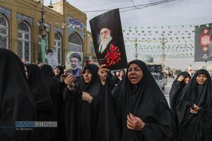 تشییع بسیجی شهید محسن گرایی