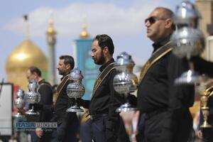 دسته عزاداری خادمان کریمه اهلبیت (س) در روز شهادت حضرت جواد الائمه (علیه‌السلام)