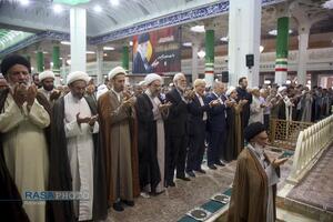 اقامه نماز عید سعید قربان در حرم حضرت معصومه (س)