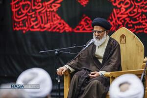 آئین سیاه پوشان عزای حسینی و رونمایی از اثر 