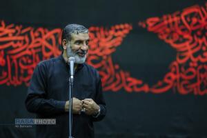 آئین سیاه پوشان عزای حسینی و رونمایی از اثر 