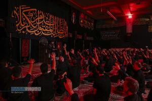 عزاداری شب ششم محرم در هیئت رزمندگان اسلام قم