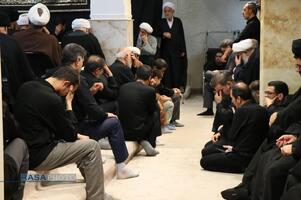 مراسم عزاداری تاسوعای حسینی در بیت حضرت آیت الله نوری همدانی