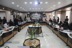 نشست خبری رئیس ستاد برگزاری مراسم تشییع امام شهید در استان قم