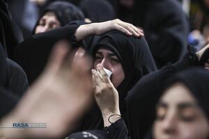 مراسم وداع با پیکر امام شهید انقلاب اسلامی در جوار حسینیه امام خمینی (ره)
