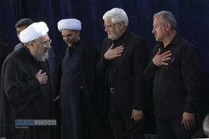 اقامه نماز بر پیکر مطهر رهبر شهید انقلاب اسلامی