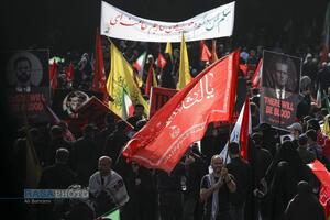 تشییع تاریخی رهبر شهید انقلاب در تهران