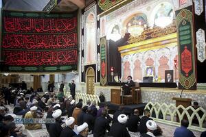 بزرگداشت رهبر شهید انقلاب در حرم کریمه اهل‌بیت (س)